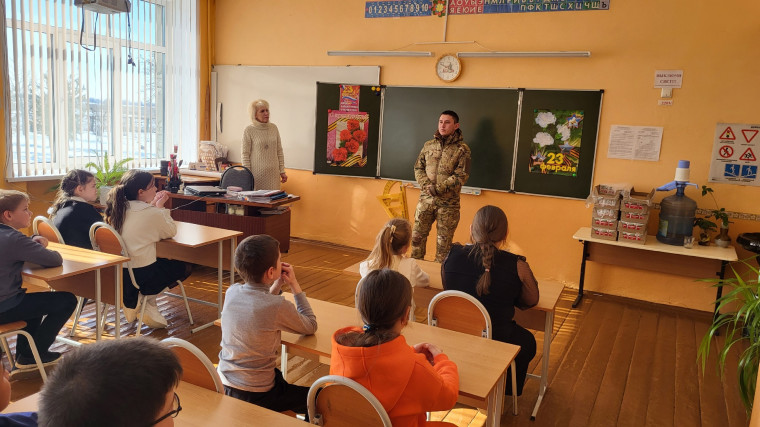 Встреча с участником специальной военной операции.